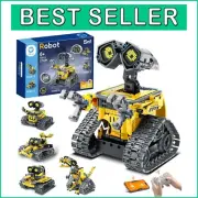 Interactive Robot Kit for Boys 8-14 with Expressive LED Eyes & Remote Control