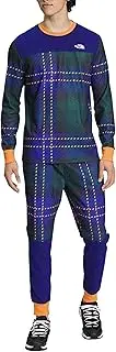 [THE NORTH FACE] Mens Base Layer Plaid Waffle Set Shirt Pants FlashDry