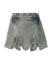 Tudor denim miniskirt 31 Gray