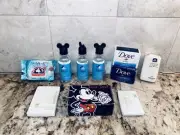 Lot of Hotel Soap Disney Mickey Mouse Shampoo Bar Bottle Resort Park Dove