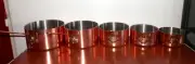 RARE 5 copper pans stainless steel VILLEDIEU GAOR 9KG KG thickness 3mm MAUVIEL