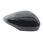 Gloss Black Wing Mirror Cover Cap Painted Replacement for Ford Fiesta 2009-2015 Right Side 1594546