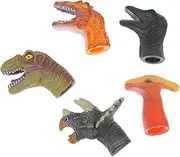 5Pcs Dinosaur Finger Puppets Adorable Cartoon for Storytelling and Early Learning for Family Bonding and Imaginative Play