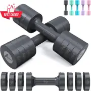 Adjustable Dumbbell Set 4-in-1 Fast Adjust 2.5Kg Each Home Gym Strength Training