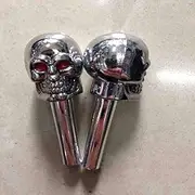 2PC Car Door Pin Lock Knob Lift Covers For Citroen C4 C5 Hyundai Solaris I30 VW Polo Ford Fiesta Fusion Opel astra j Accessories - (Color Name: 2pcs skull)