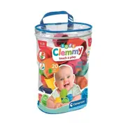 20pc Clementoni Soft Clemmy Touch & Play Soft Blocks Toy Baby/Infant 6m+