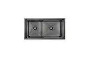 HIGOLD Piniz 82cm 1 & 1/2 Bowl Workstation Kitchen Sink - PVD Gunblack