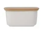 Maxwell & Williams White Basics Butter Dish With Bamboo Lid