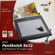 Genius Pen Sketch 9X12 Graphic Tablet - New in Box