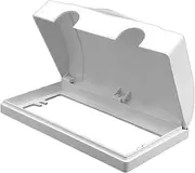 Dustproof Child Proof Outlet Cover - Waterproof Plug Cover Box | Splash-Proof Safety Outlet Cover for Living Rooms, Bedrooms, White
