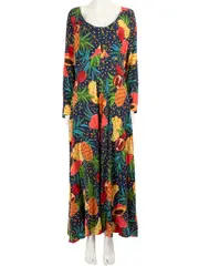 Fruit Patterned Maxi Dress