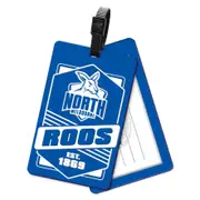 North Melbourne Kangaroos Rubber Luggage Tag