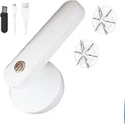 Terrain Hill Electric Lint Remover Rechargeable - Dragentle Electric Lint Remover, Fabric Shaver Fuzz Remover, Sweater Shavers to Remove Pilling, Portable Lint Remover for Clothes (White)