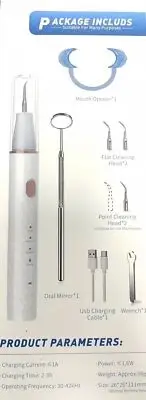 Electric Sonic Dental Scaler Tartar Calculus Plaque Remover Tooth Cleaning Tools