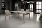 Extendable Table Base Metal Plan Glass Turtle Dove Modern Design Studio