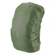 55L-65L Backpack Rain Cover with A Vertical Reflective Strap [Army Green]