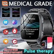 ET593 Smart Watch Blood Pressure Health Monitoring Bluetooth Calling SOS Men Women Sport Fitness Tracker Smartwatch