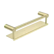 Mecca Care Accessible Grab Rail Shelf 30cm Special Need Brushed Gold NRCR2512CBG