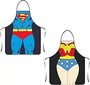 Apron Kitchen，3D Waterproof Funny Apron, Sexy Man and Woman Cooking Apron, Polyester Sexy Apron for Home, Kitchen.Funny Creative Cooking ，Apron Couple(2pcs)