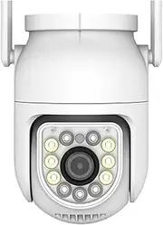 Tuya Outdoor WiFi Camera 8MP 4K HD Dome PTZ Security Camera Auto Tracking 5MP IP Cam CCTV Video Surveillance Monitor(U/K,8MP with 32GB Card)