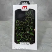 Mybat Pro Fuse Series MagSafe Case For Apple iPhone 14 Pro Max Green Cheetah T4