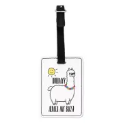 Holiday Alpaca My Bags Visual Luggage Tag Suitcase Bag - Funny Travel Llama