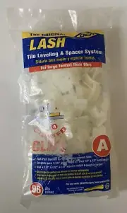 NEW QEP THE ORIGINAL LASH Tile Leveling & Spacer System Curved Clips (96 Pack)