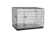 Dog Crate Cat Cage Puppy Crate Rabbit House Kennel with Bed Collapsible XXL 48"