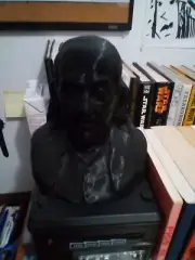 BENJAMIN FRANKLIN BOOK END 6" TALL CERAMIC? NO DATE L@@K RARE?