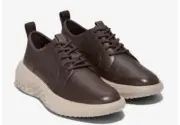 Men's Sneaker Cole Haan Zerogrand WFA Plaintoe - BROWN /Dark CHOC- Size- 10 M