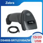 Zebra DS4608-SR7U2100AZW 1D 2D Handheld Barcode Scanner Reader with USB Cable