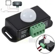 DC 12 24V 6A Automatic Adjustable PIR Motion Sensor Switch IR Infrared Detector