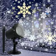 Christmas Snowflake Projector Lights, Dynamic Led Snowflake Projector Lights, Wh