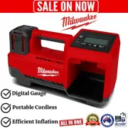 Milwaukee 18V Tyre Inflator Cordless Li-Ion Compressor 150psi Truck Car 4X4 M18