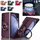 For Samsung Galaxy Fold6 Fold5 Fold4 Fold3 Magnetic Ring Bracket Flip Case Cover