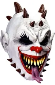Scary Demon Clown Mask Evil Clown Mask Novelty Halloween Costume Party. NEW!!!