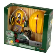Bosch Mini Chain Saw, Helmet & Accessories Toy