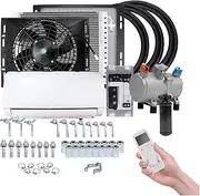 ATATHYHYas Universal Wall-mounted Auto Electric Air Conditioning Compressor Conditioner 12V 24V for Cars Van Street Rod Hot Classic Trucks(C-12V)