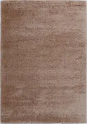 Puffy Soft Shag Camel Rug