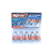 SP Tools Scorpion 5Pcs 1/4" Male Thread Coupler Box - Nitto Style Durable
