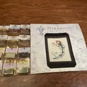 RARE Mirabilia "The QUEEN MERMAID " Beads Kit And Metallic Floss Cross Stitch