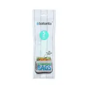 Brabantia Sort and Go Code S Bin Liner Dispenser 6 Litre Roll with 10 Bags