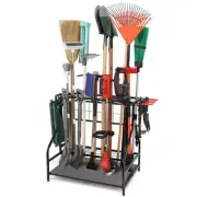 Garden Tool Organizer for Garage, Yard Tool Storage, Garden Tool Rack, for Sh...