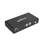 gofanco Single Monitor HDMI 2.0 USB KVM Switch (2 Port) HotKeys – 4K 60Hz