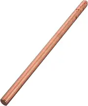Teeth Metal Rods for Crafting Projects Threaded Metal Rod Round Copper Rods for Crafts Crafting Materials Copper Studs Threaded Rod Copper Rod for Hobbyists Golden