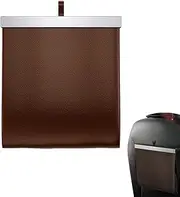 Car Trash Bin - Waterproof Leakproof Automotive Garbage Bin - Garbage Holder, PU Leather Vehicle Trash Can for Car, SUV, Truck