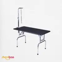 在飛比找momo購物網優惠-【神寶寵物】不鏽鋼摺疊美容桌 FT-813(大型易放)