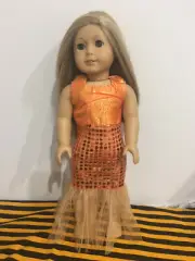 Handmade Doll Clothes Mermaid Princess Sparkly Dress Fits 18" American girl Doll