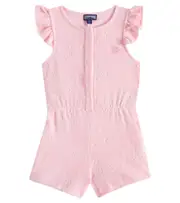 [Vilebrequin Kids] Vilebrequin Kids Gracias cotton terry playsuit Y 14 pink