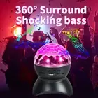 DJ Party Lamp USB Disco Ball Stage Lighting Bluetooth Speaker RGB Rotating Stage